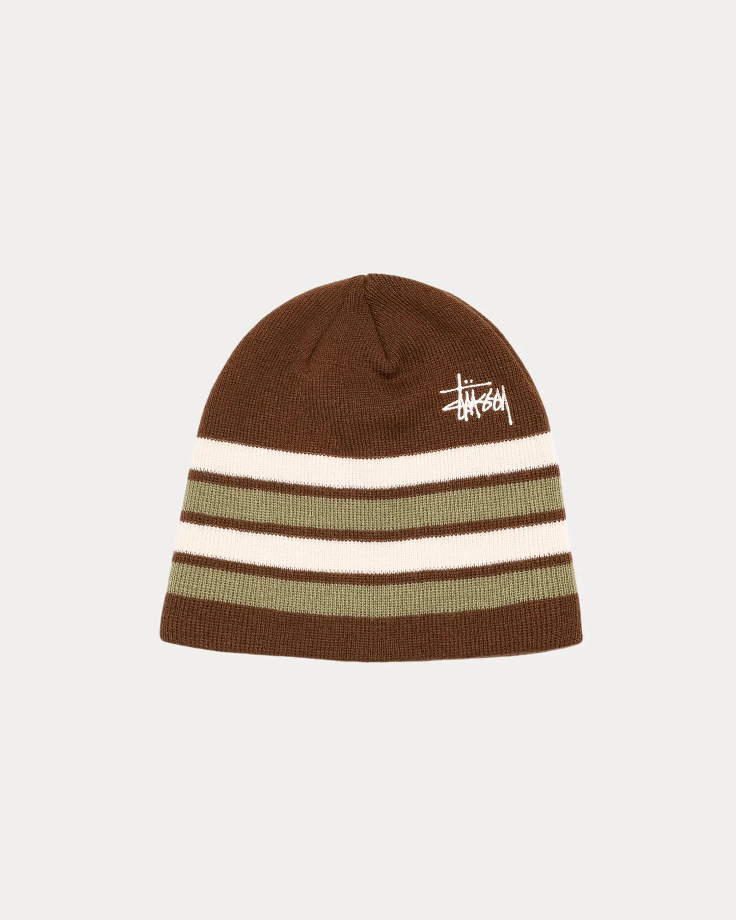 Stussy Skullcap Basic Stripped Brown