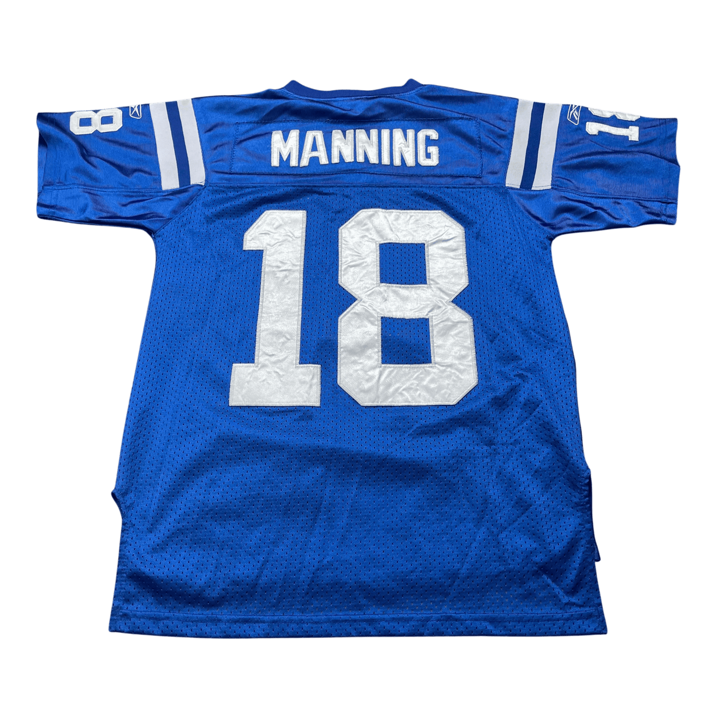 NFL Indianapolis Colts Peyton Manning #18 Super Bowl Reebok Jersey - Used/Worn