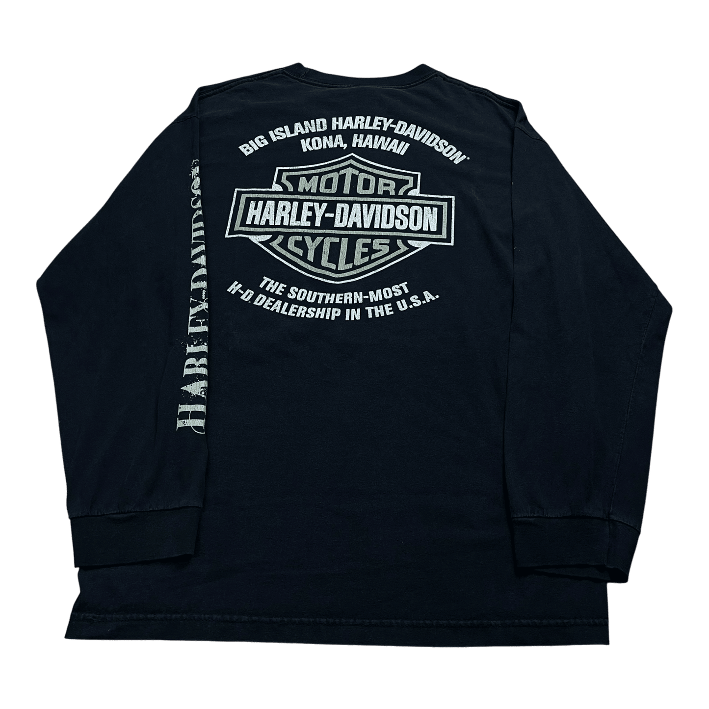 Vintage Harley-Davidson Motorcycle Long-Sleeve T-Shirt - Used/Worn