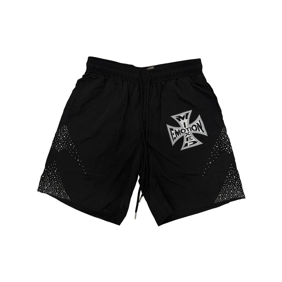 Mixed Emotions Black 'Classic' Nylon Shorts