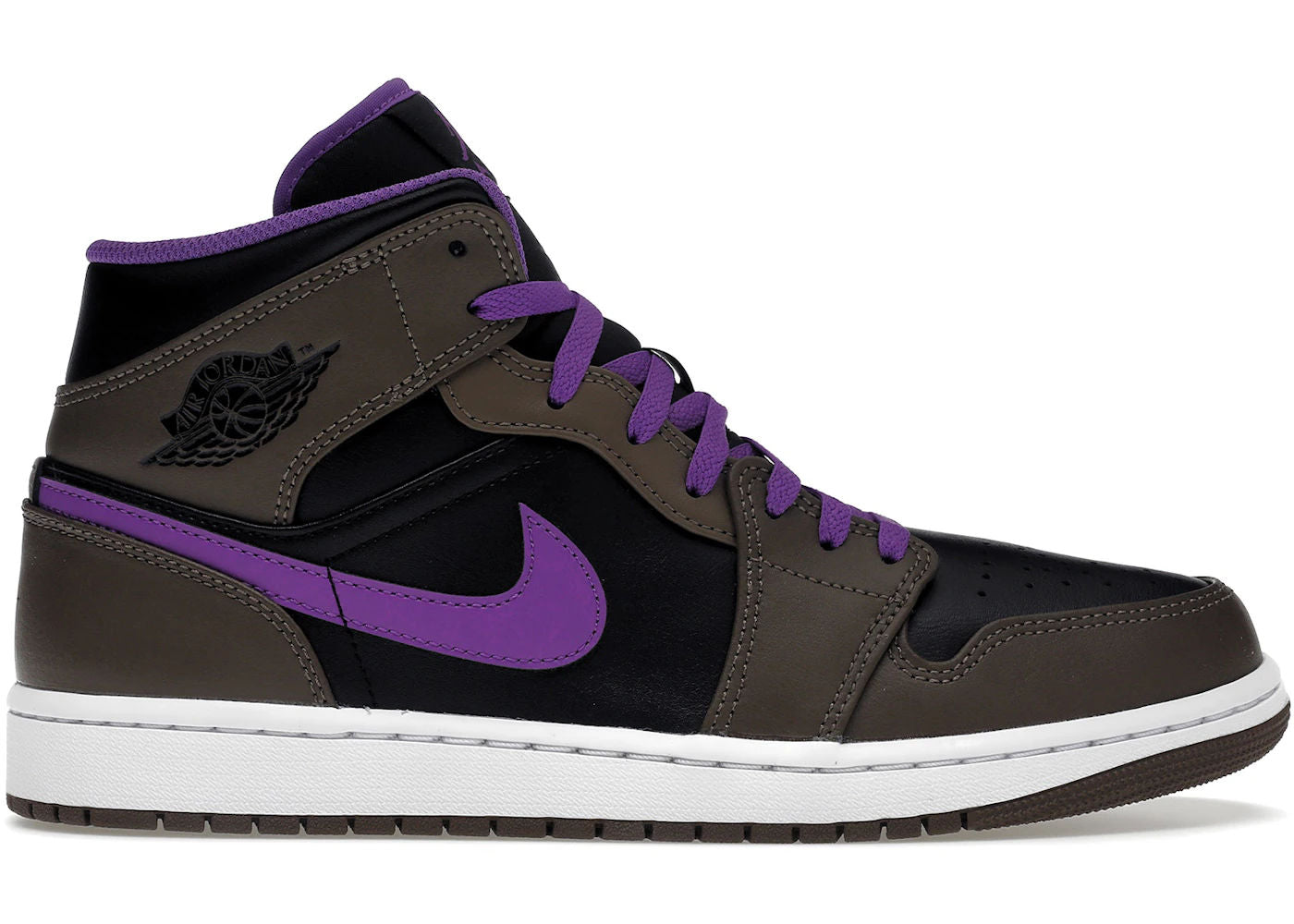 Jordan 1 Mid Purple Mocha - Used