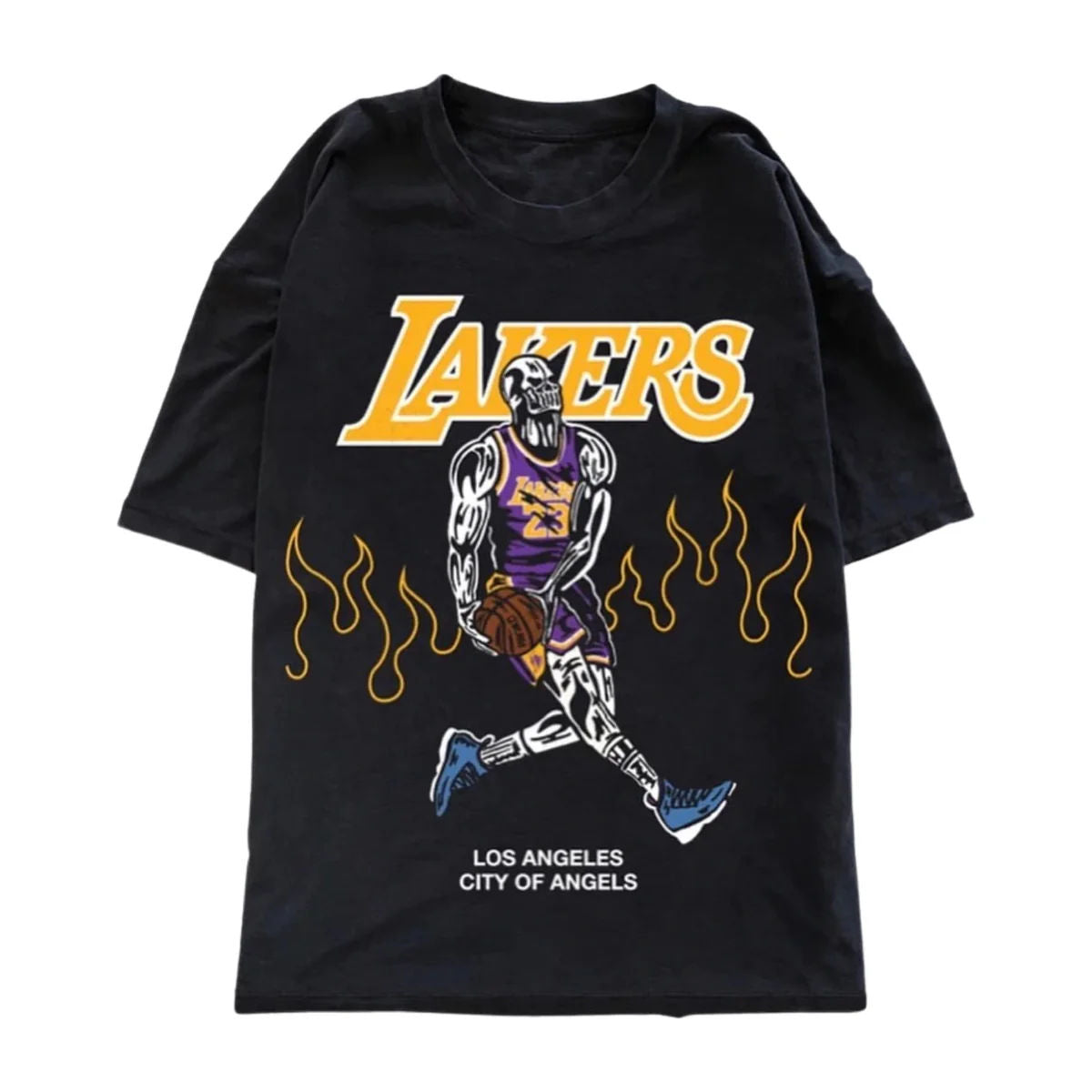 WARREN LOTAS LEBRON JAMES LAKERS TEE