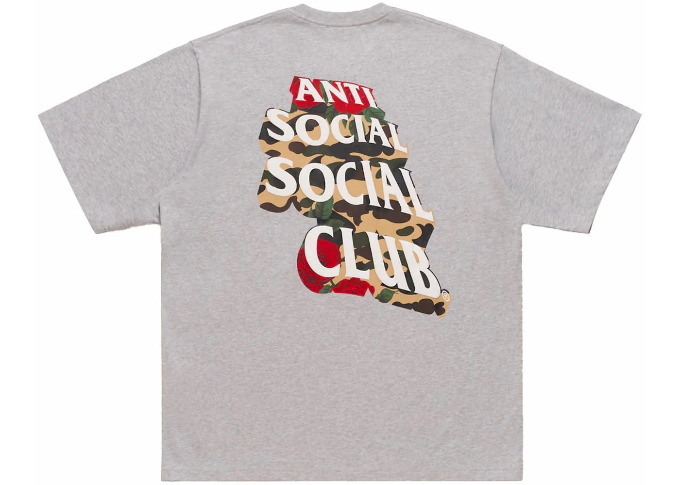BAPE x Anti Social Social Club II Tee Grey