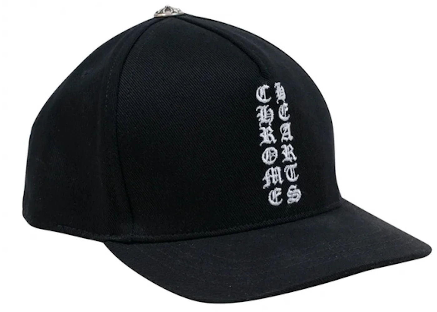 Chrome Hearts Vertical Logo Hat Black - Used