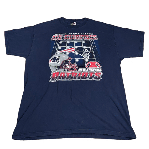 Vintage NFL 2001 New England Patriots Champions T-Shirt - Used
