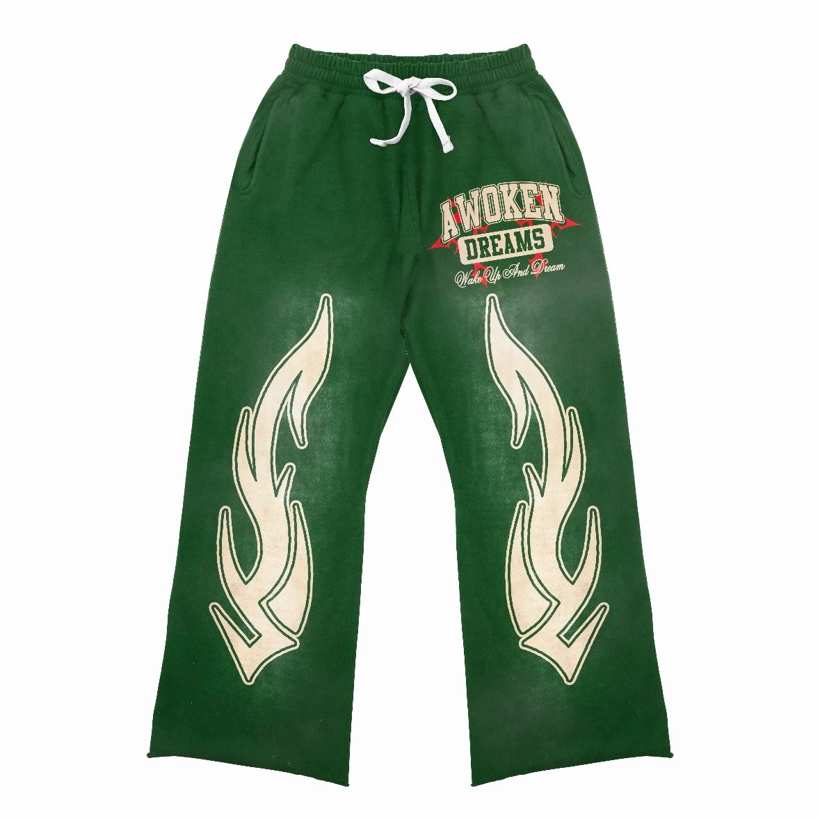 Awoken Dreams Wake Up And Dream Sweats Forest Green