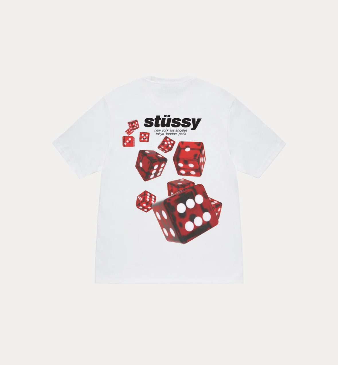Stussy Rollers Tee White