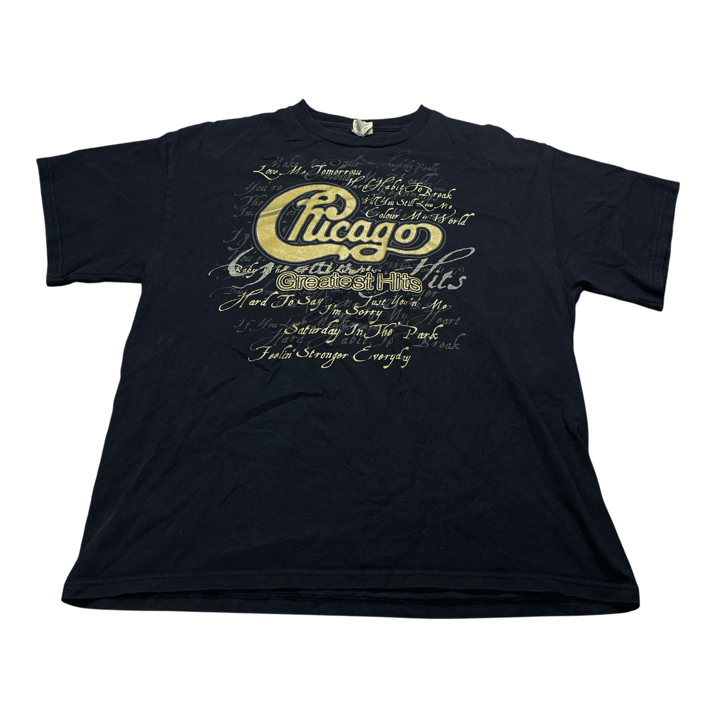 Vintage Chicago Greatest Hits Band T-Shirt - Used/Worn