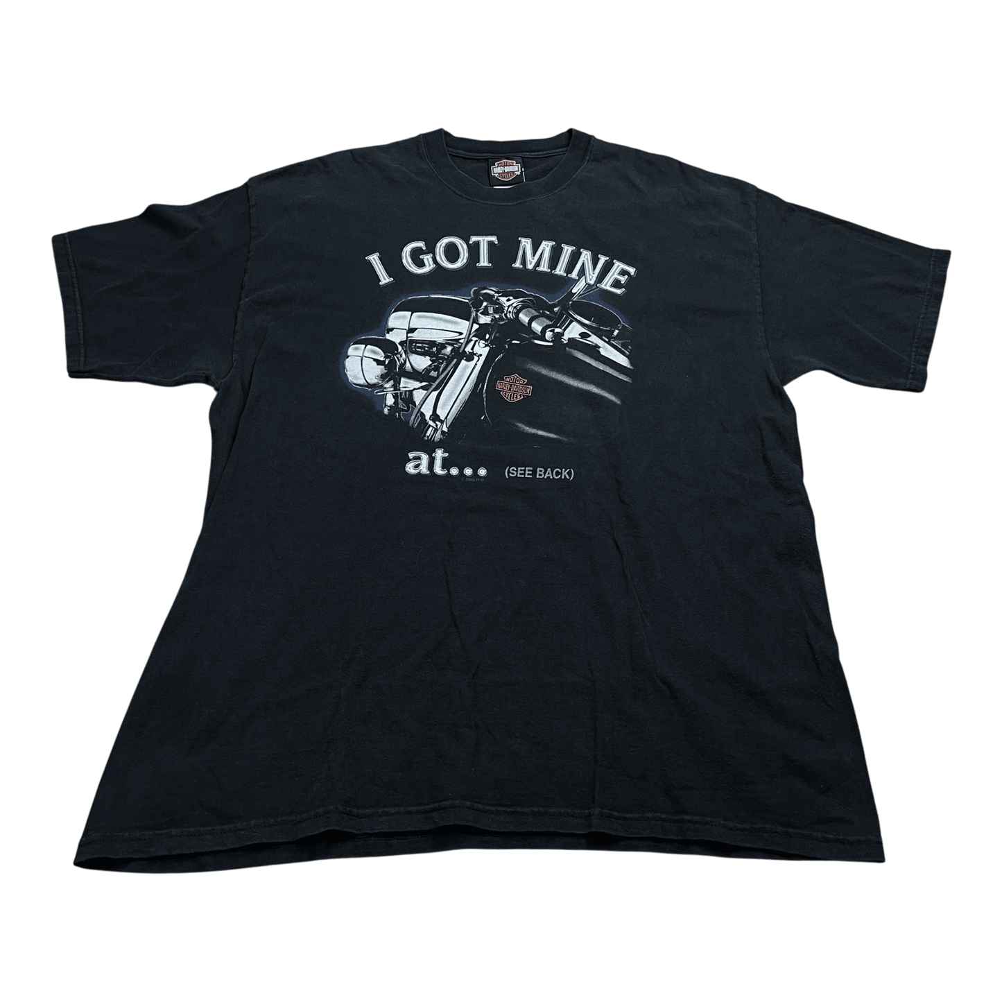 Vintage 2002 Harley-Davidson "I Got Mine At..." Wisconsin T-Shirt - Used/Worn