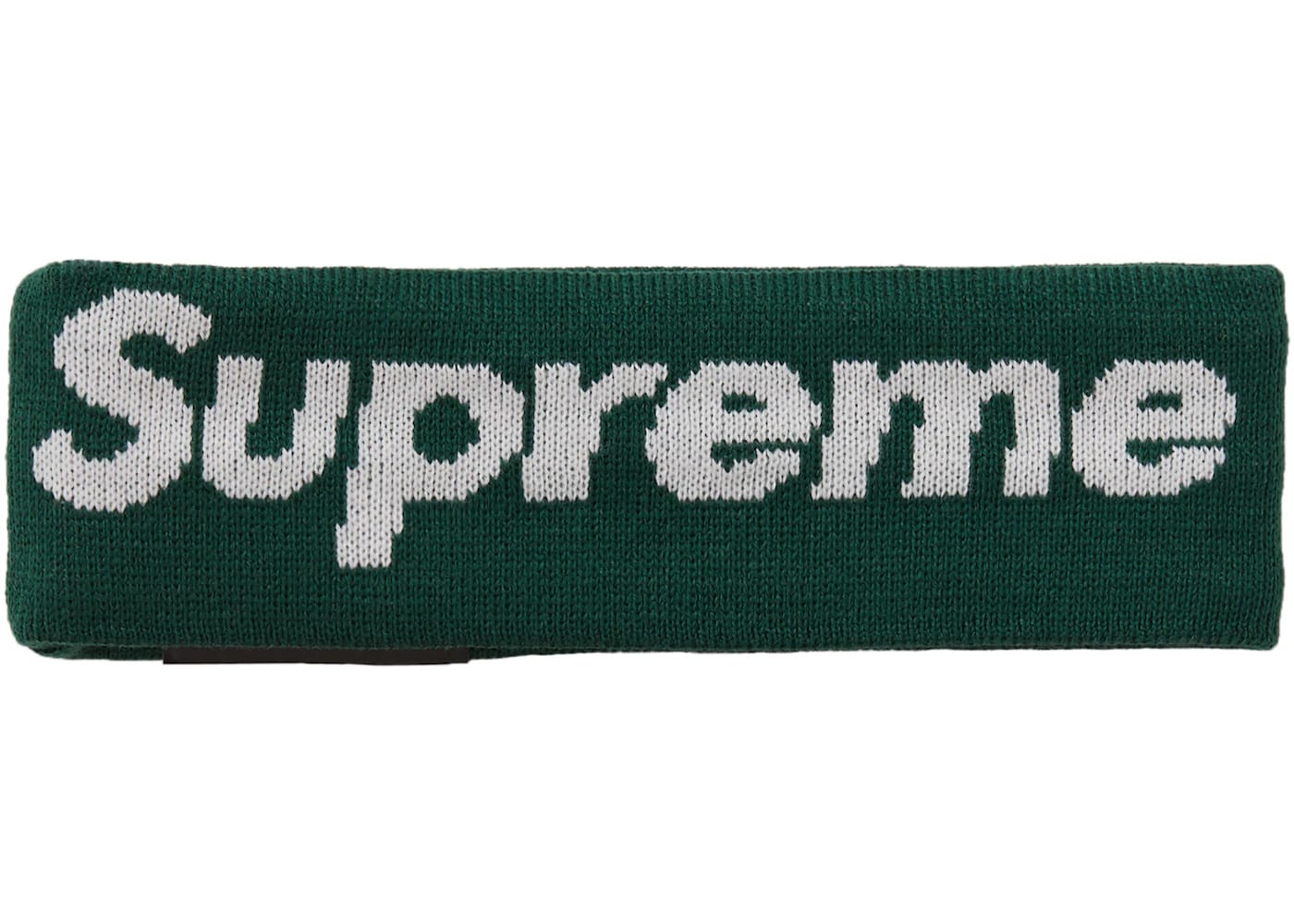 Supreme New Era Big Logo Headband (FW18) Dark Green