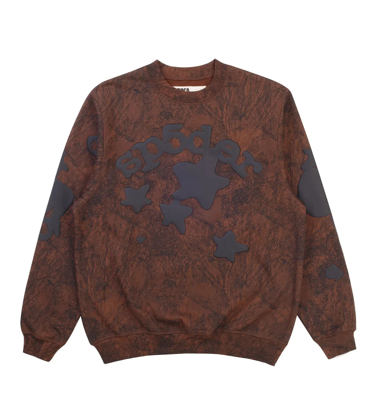 SP5DER BELUGA REAL TREE CAMO CREWNECK BROWN (COMPLEXCON EXCLUSIVE)