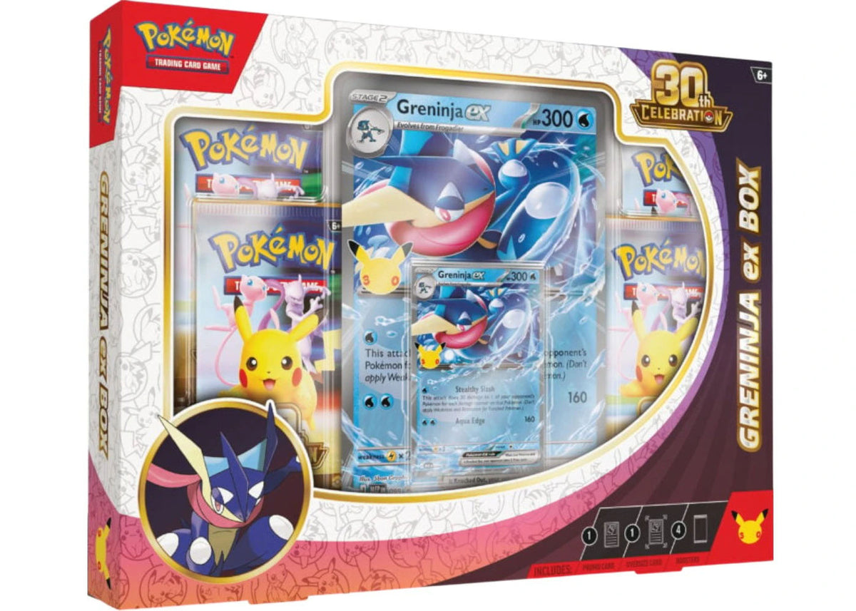 2026 Pokémon Mega Evoltion 30th Celebration Greninja ex Box