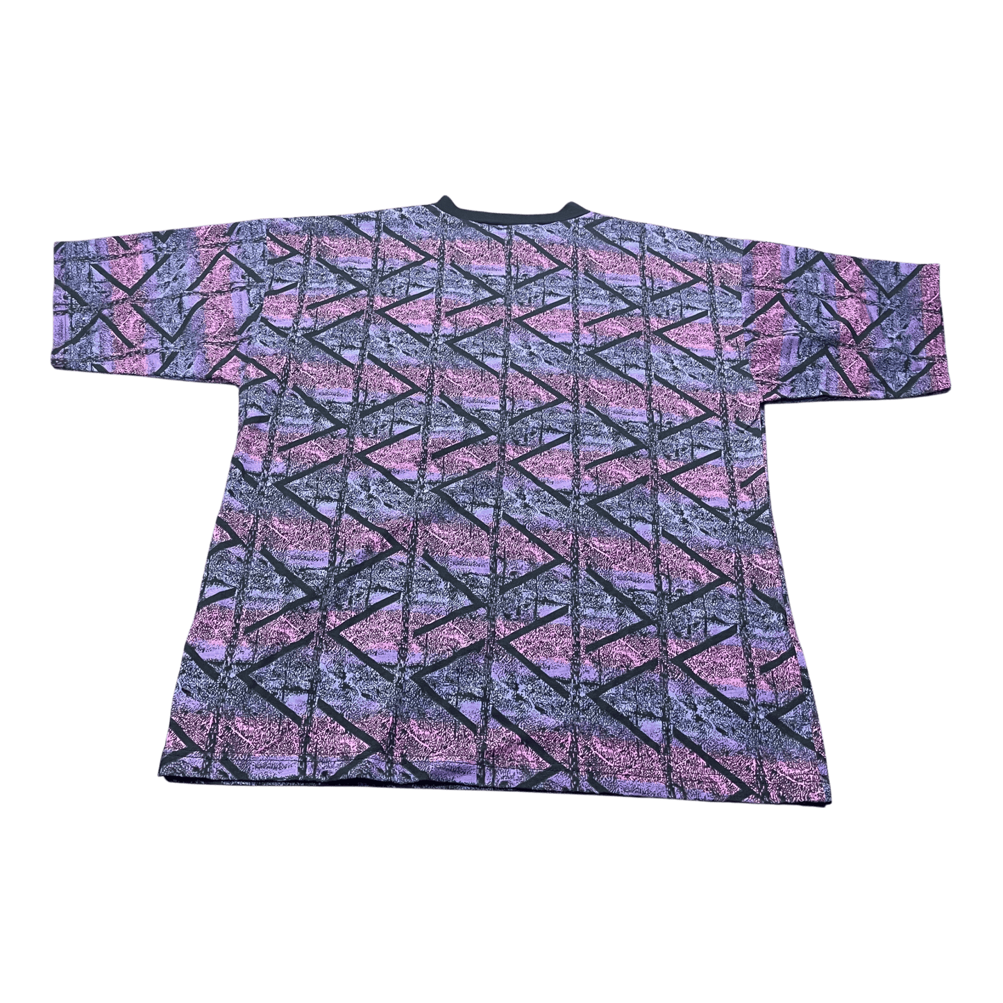Vintage Stussy AOP Tribal Aztec Pattern Bootleg T-Shirt - Used/Worn