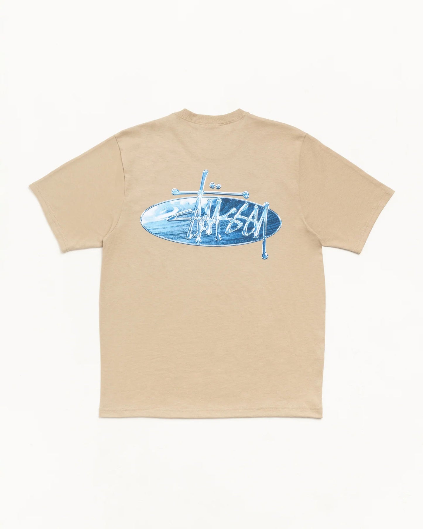 Stussy Wave Oval Tee (KHAKI)