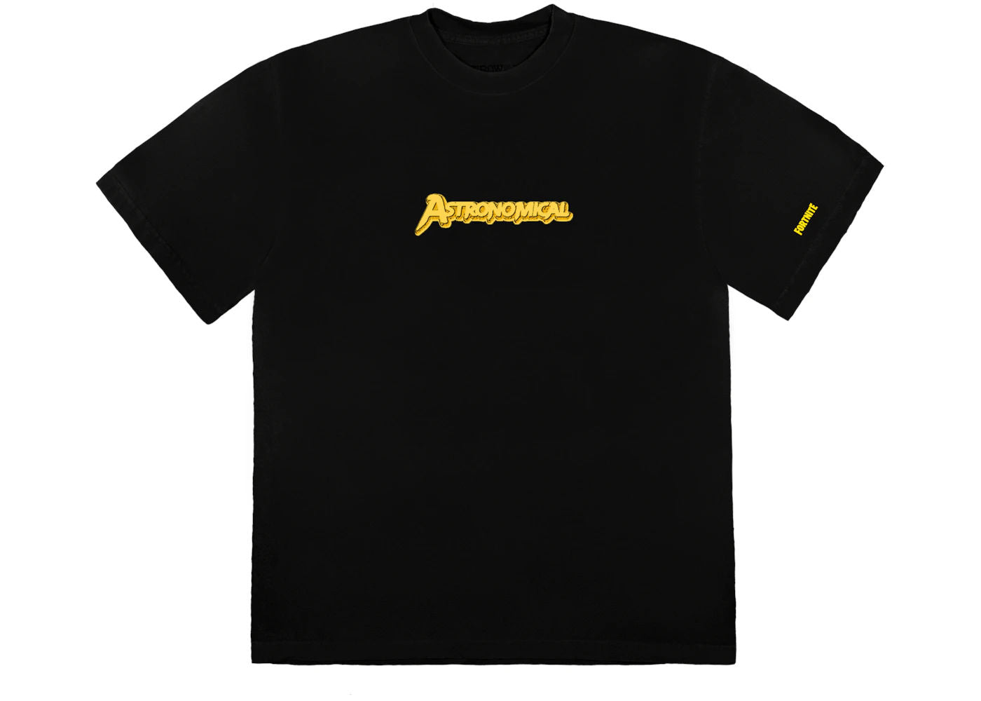 Travis Scott Astro Portrait T-shirt Black