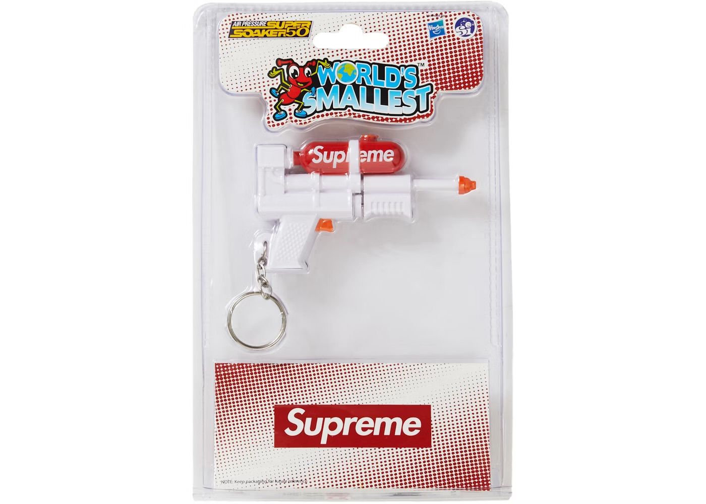 Supreme Super Soaker 50 Water Blaster keychain