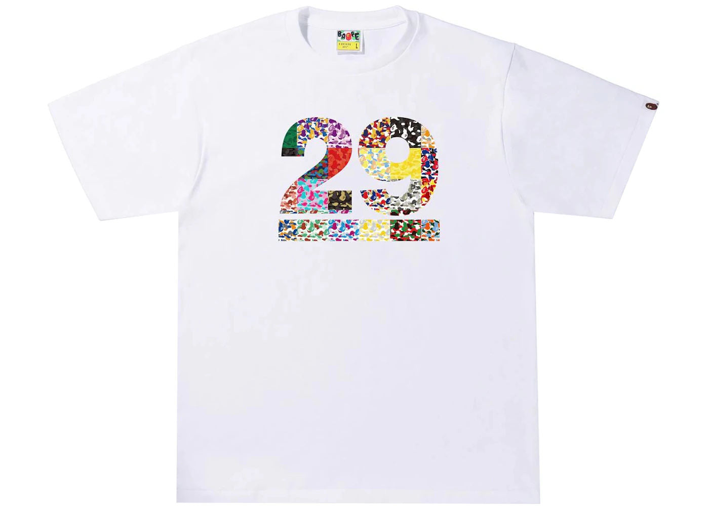 BAPE A Bathing Ape 29th Anniversary Tee White