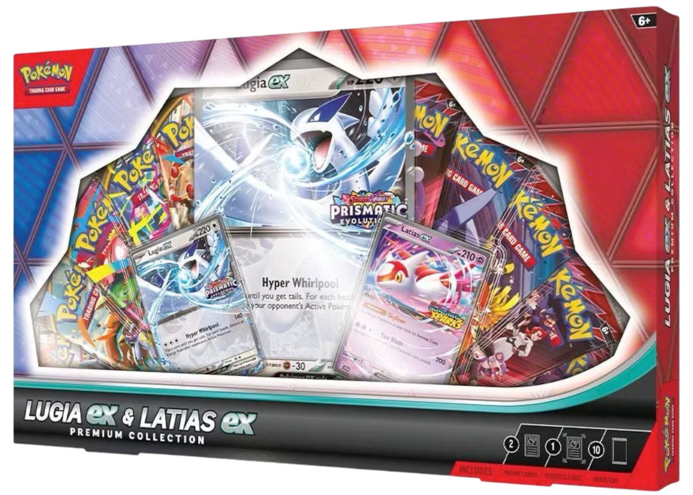 Pokemon Lugia ex & Latias ex Premium Collection Box 2025 Pokémon Prismatic Evolution