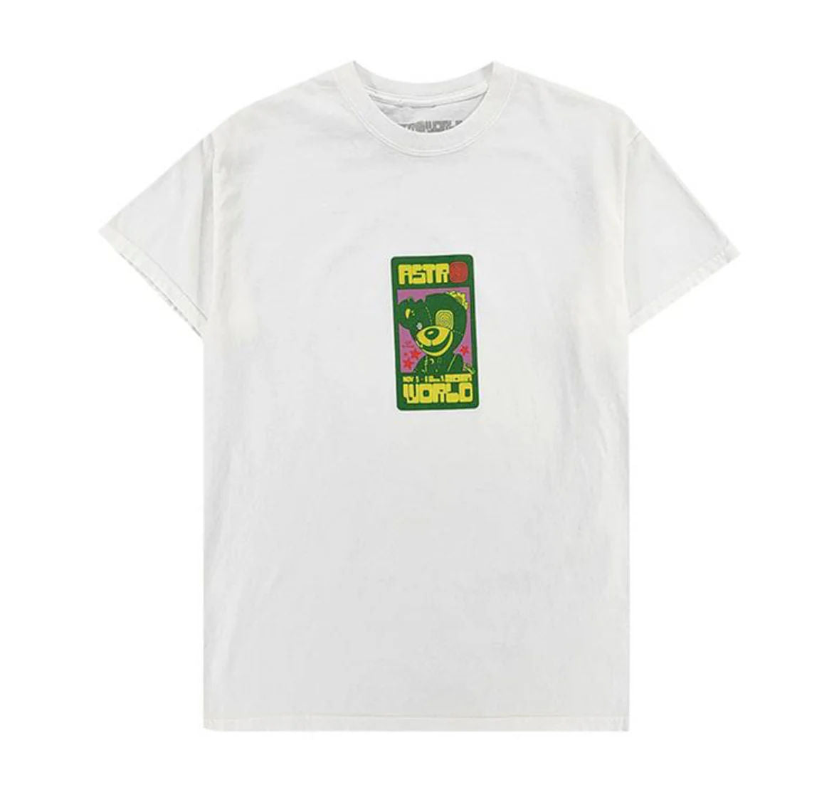 Travis Scott Scare Bear Tee White