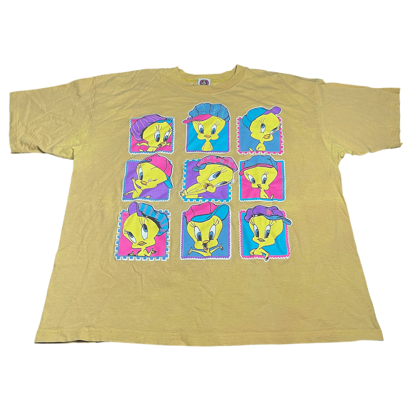 Vintage Tweety Bird Portrait Looney Tunes T-Shirt - Used