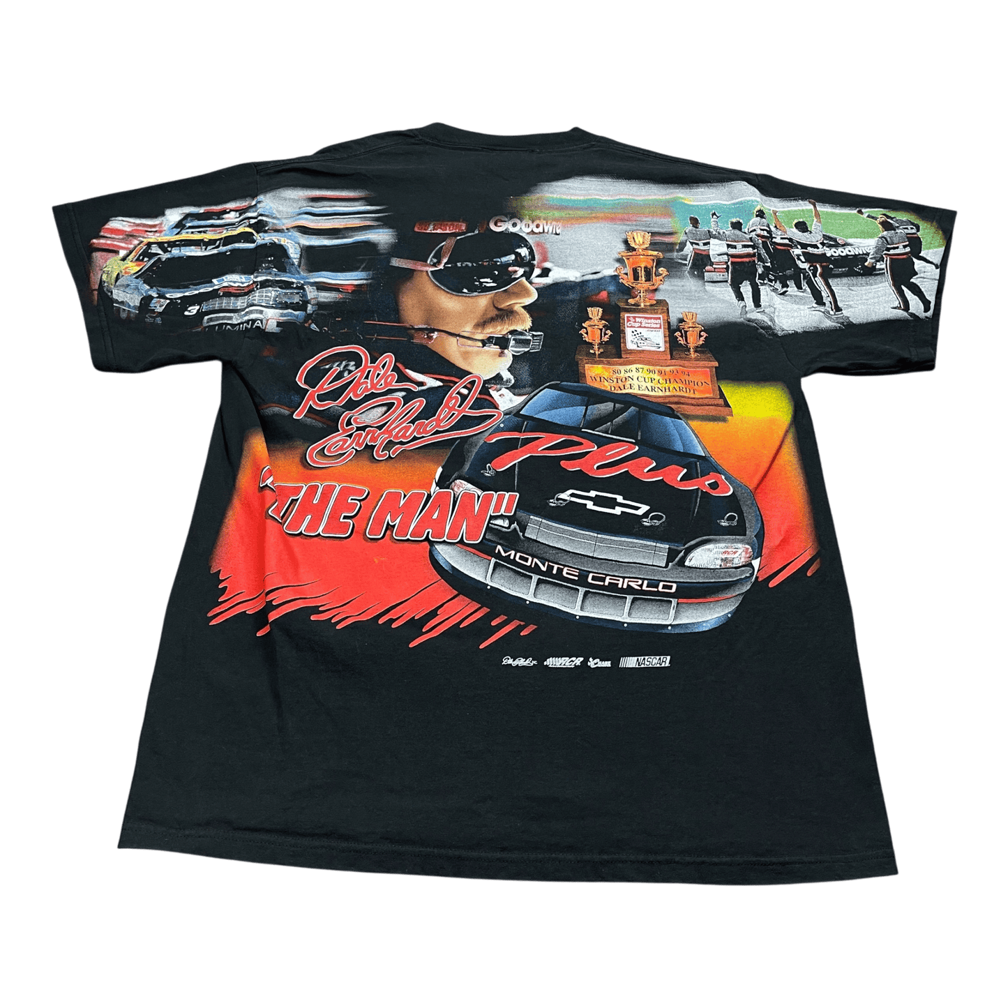 Vintage NASCAR Dale Earnhardt #2 "The Man" AOP T-Shirt - Used/Worn