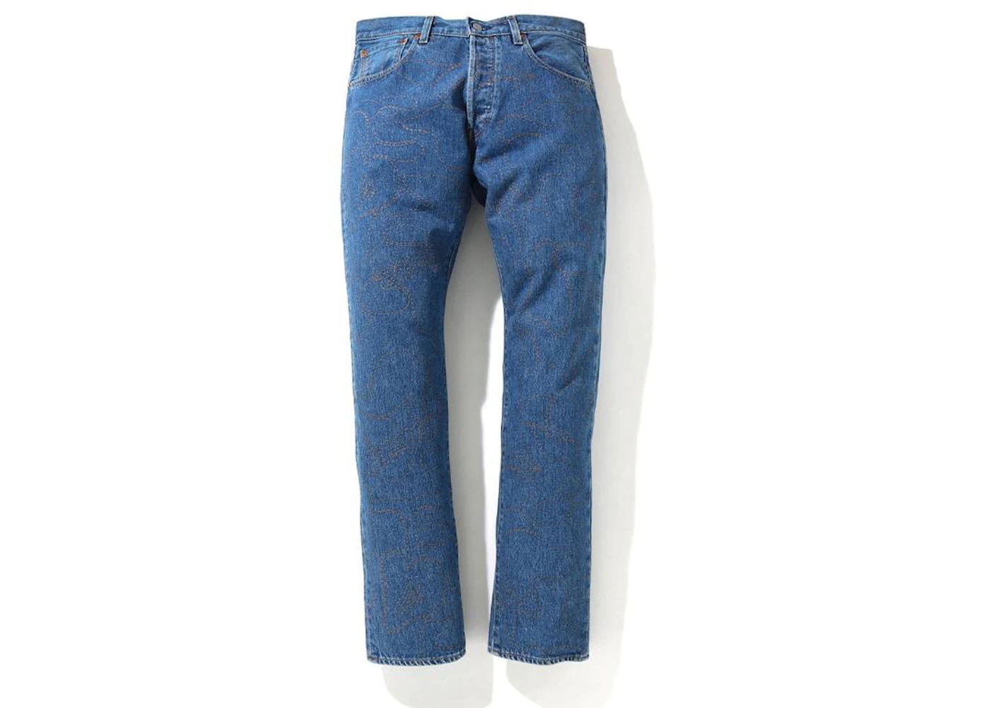 BAPE x Levi's Camo 501 93 Model (Japan Exclusive) Light Indigo