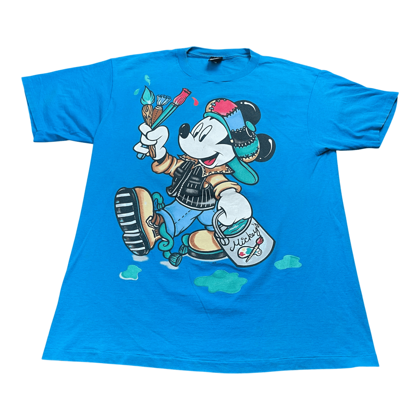 Vintage Disney Mickey Mouse Artist T-Shirt - Used/Worn