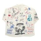 Saint Mxxxxxx x Born & Raised Saint Graffiti Long Sleeve - Used