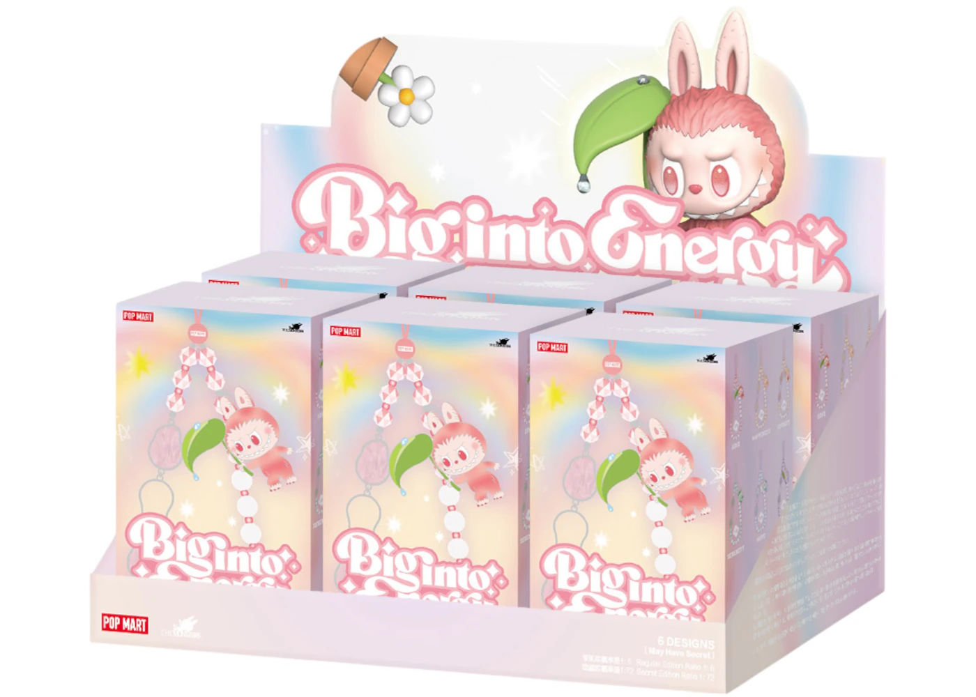 Pop Mart Labubu The Monsters Big into Energy Series Phone Charm Sealed Case (Single Blind Box)