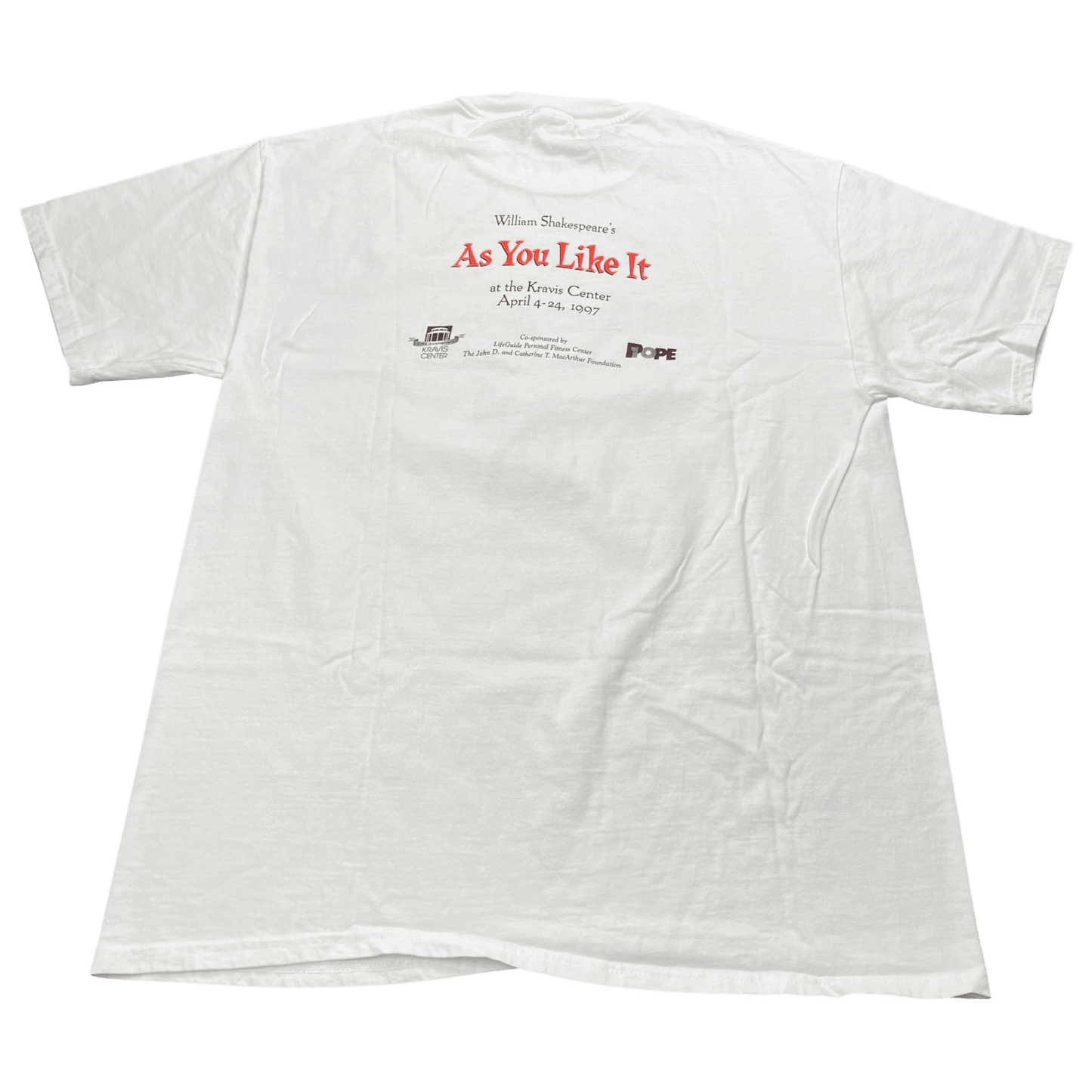 Vintage 1997 William Shakespeare's Bill Does Brazil T-Shirt - Used/Worn