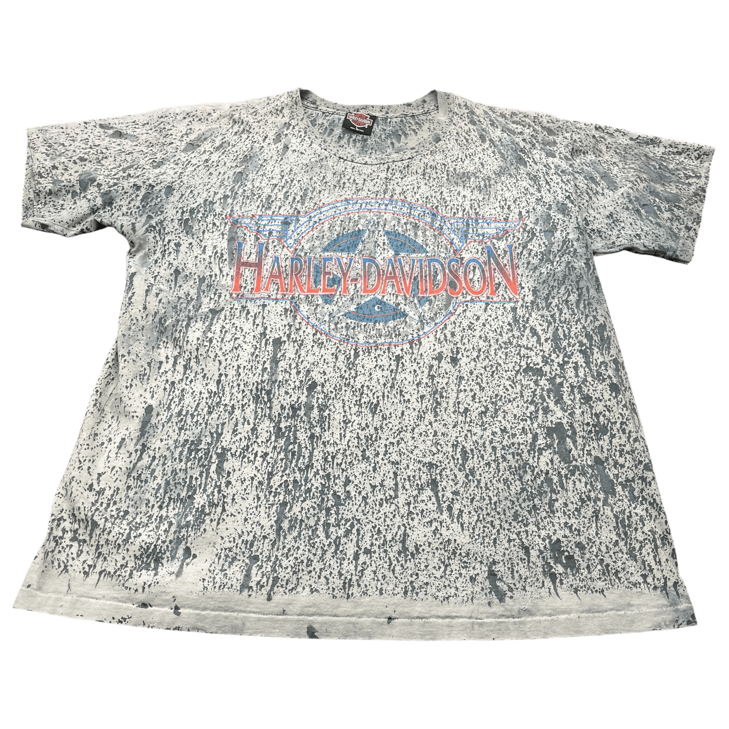 Vintage 1992 Harley-Davidson Dumfries Virginia Acid-Wash T-Shirt - Used/Worn