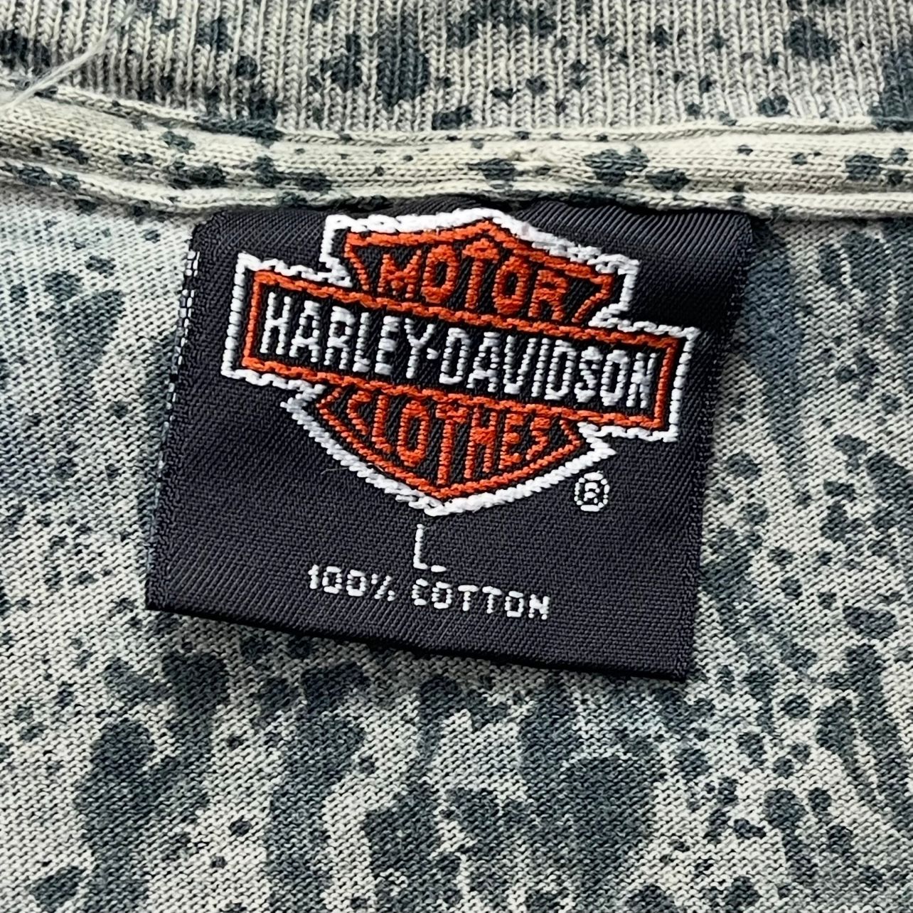 Vintage 1992 Harley-Davidson Dumfries Virginia Acid-Wash T-Shirt - Used/Worn