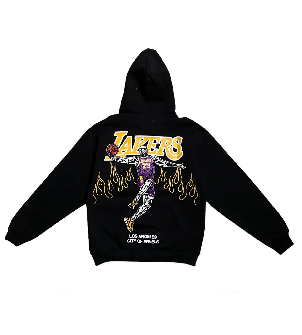 WARREN LOTAS X LOS ANGELES LAKERS LEBRON BLACK HOODIE