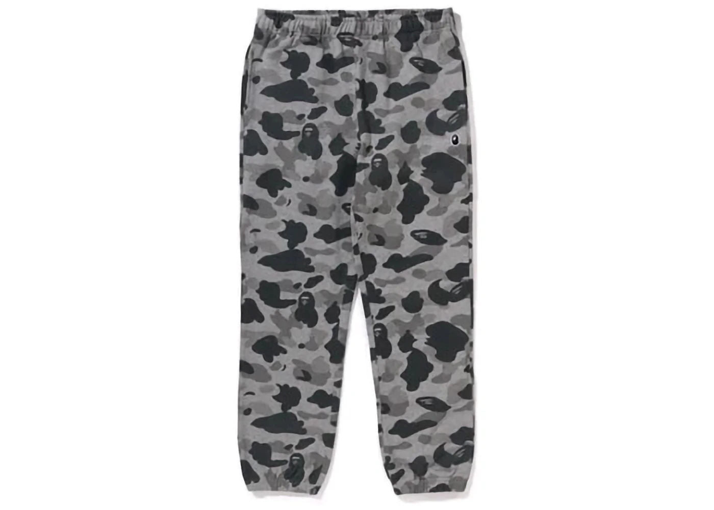 BAPE Heather Gray Camo Sweatpants Gray