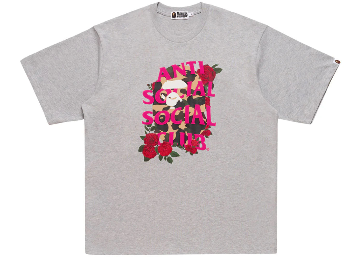 BAPE x Anti Social Social Club I Tee Grey