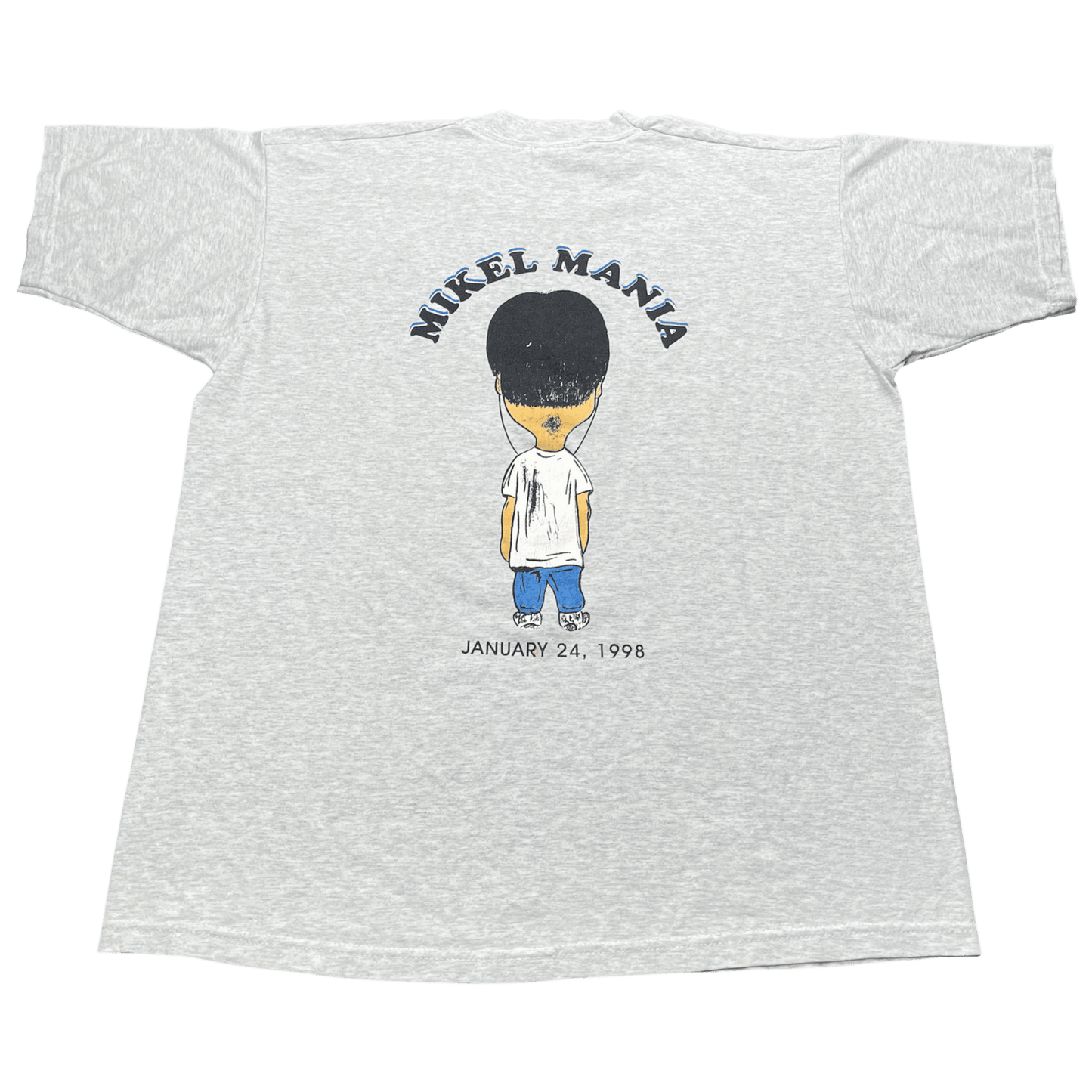 Vintage 1998 Mikel Mania Caricature T-Shirt - Used/Worn