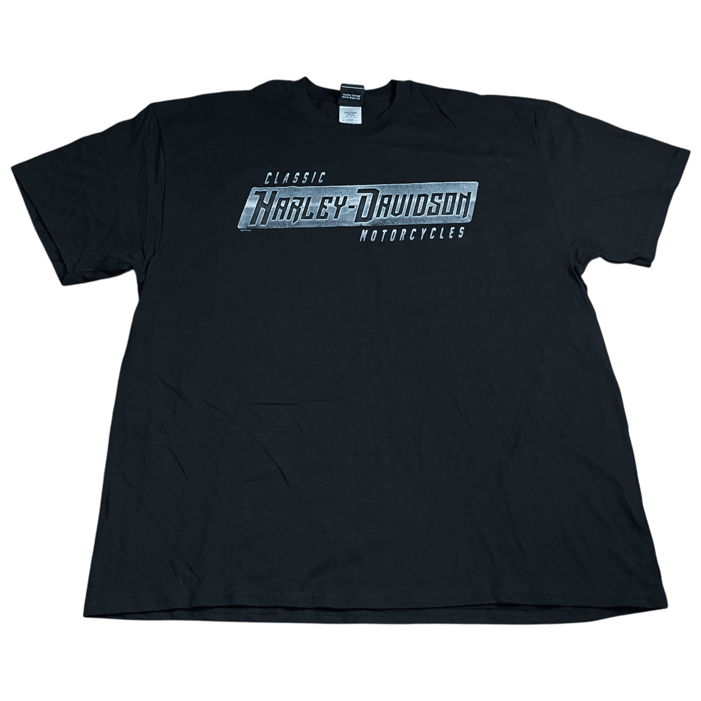 Y2K Harley-Davidson Chrome Logo T-Shirt - Used