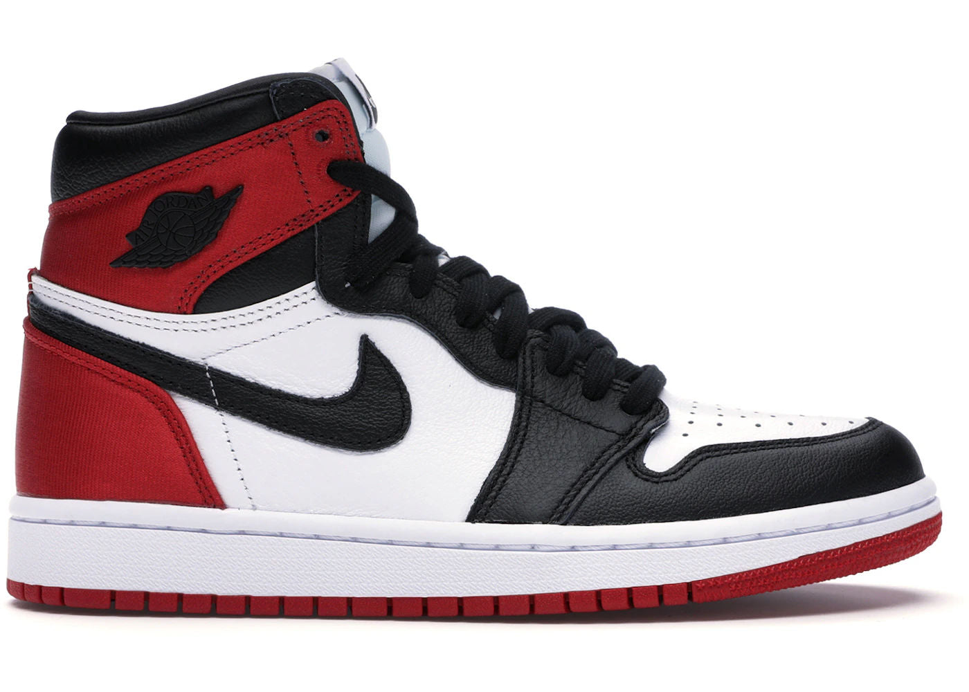 Jordan 1 Retro High Satin Black Toe (Women's) - Used/No Box