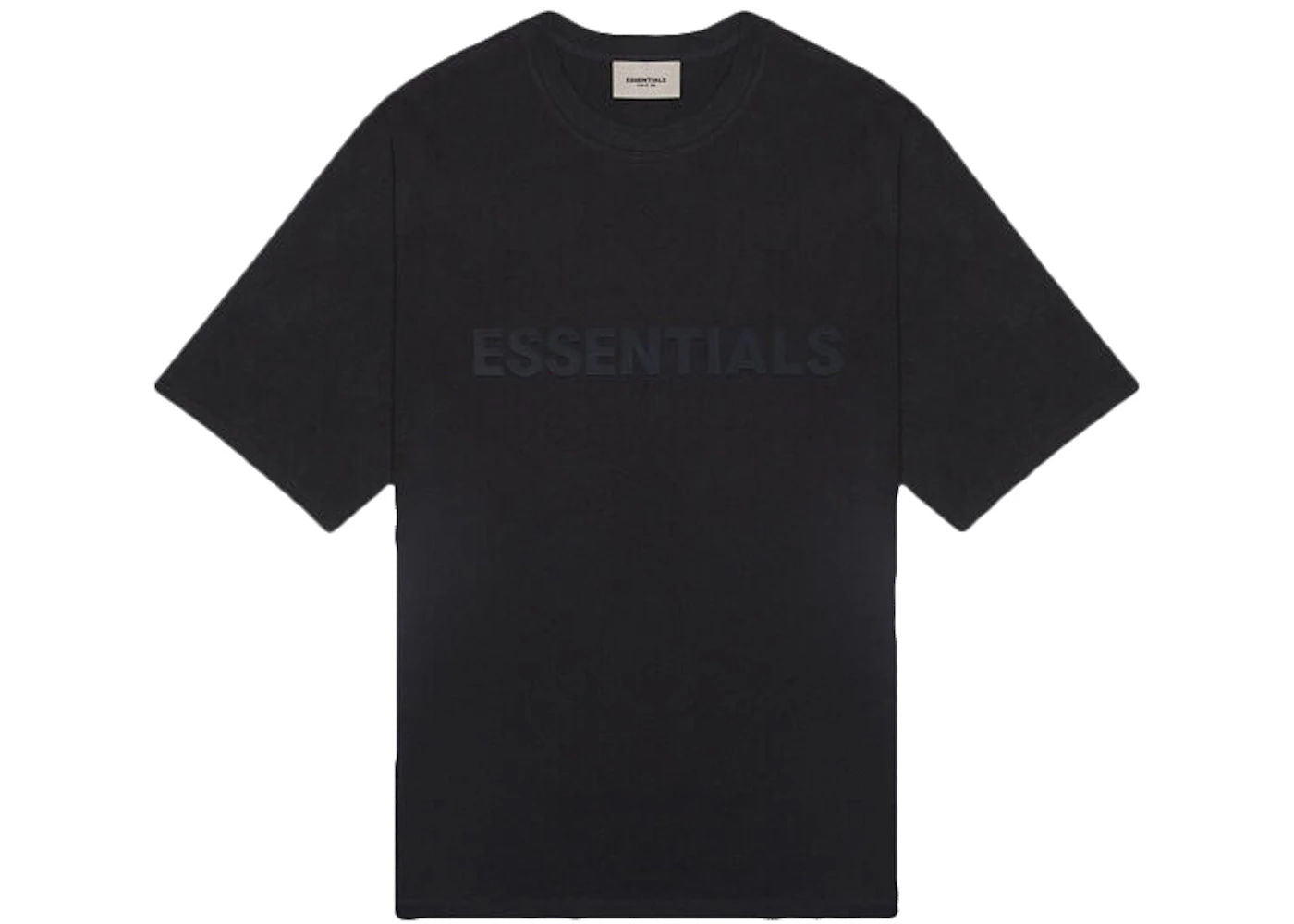 Fear of God Essentials Boxy T-Shirt Applique Logo Dark Slate/Stretch Limo/Black