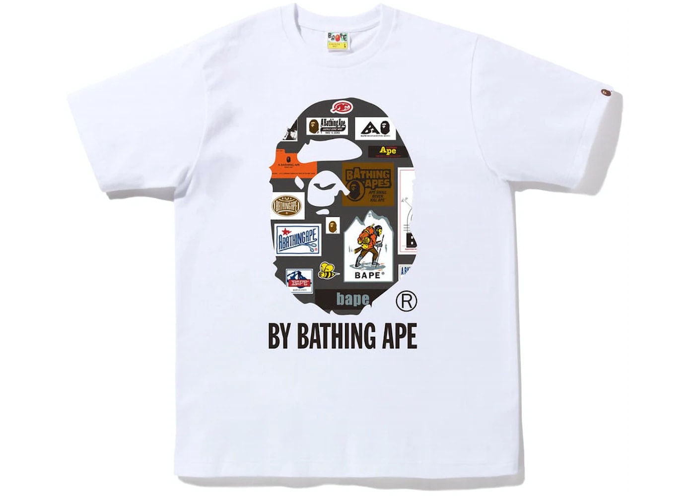 BAPE Multi Label By Bathing Ape Tee White – First Look SLC