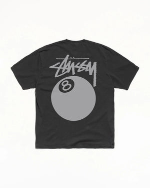 Stussy 8 Ball Tee Faded Black