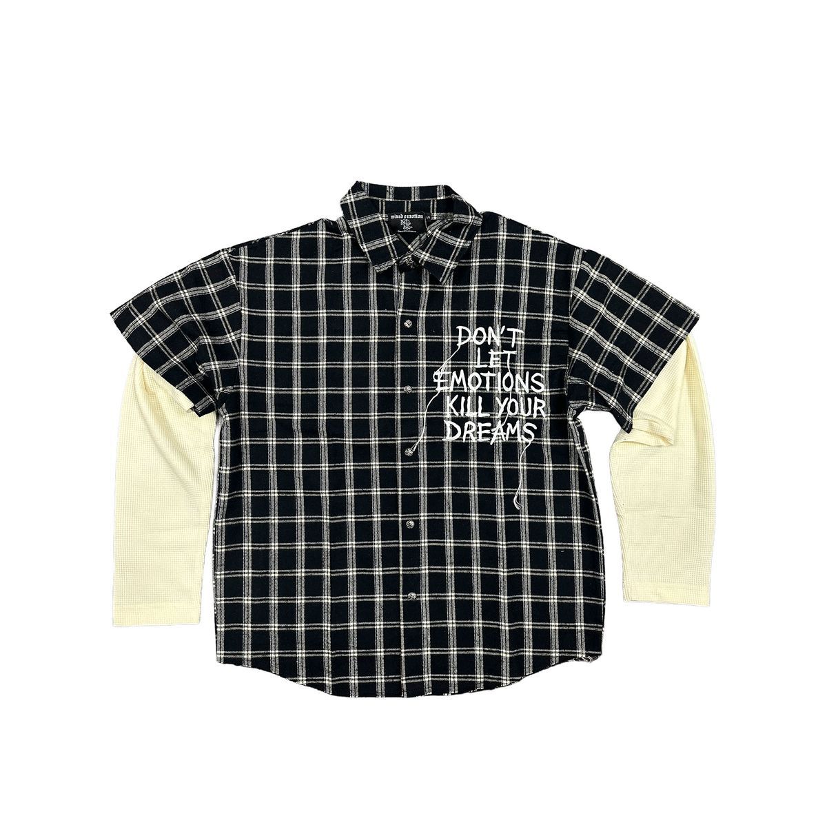 Mixed Emotions Black 'Dreams' Flannel
