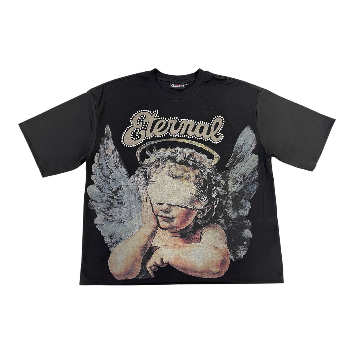 Concept "Eternal" Boxy Tee Black