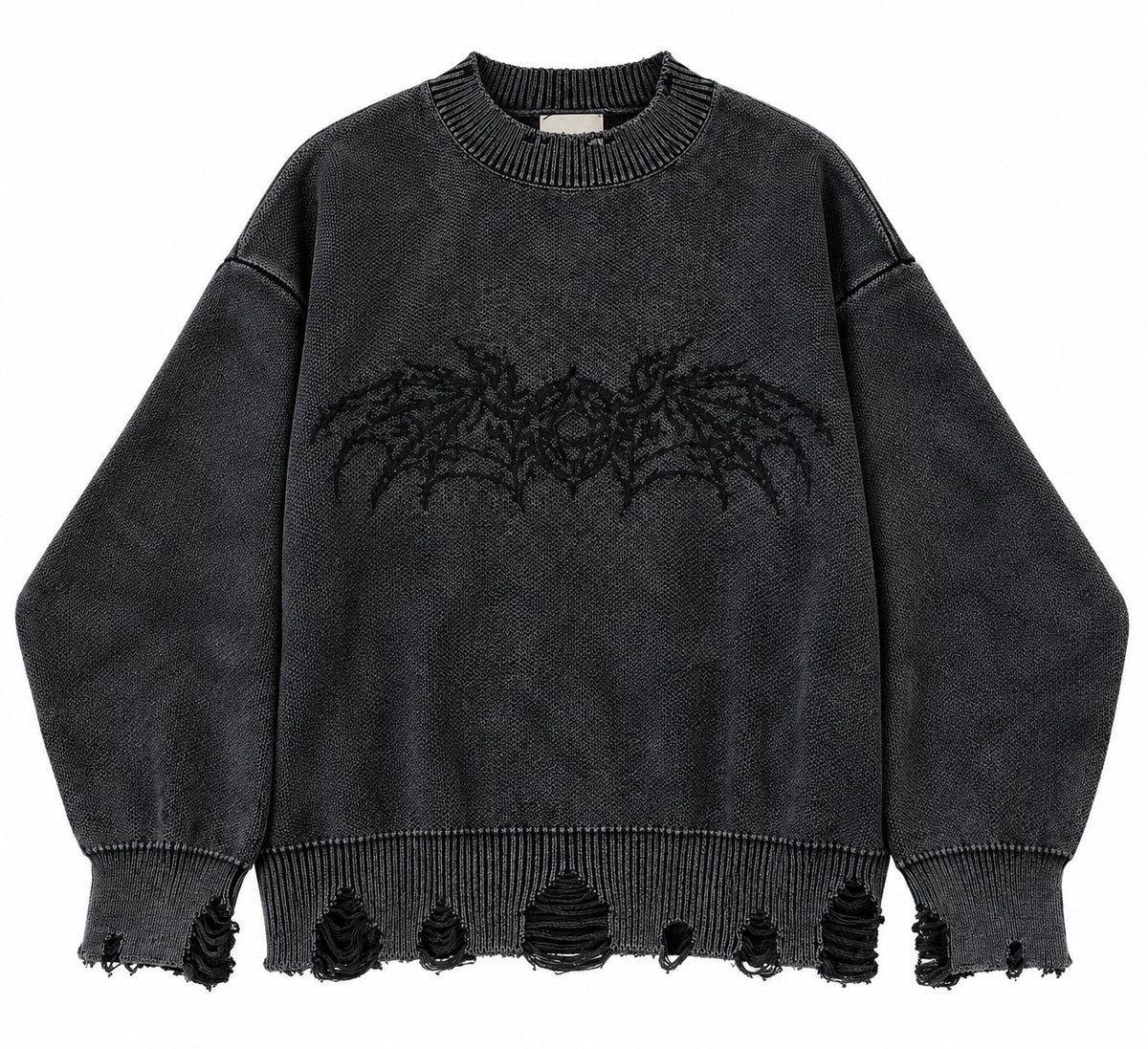 Crashed Studios Knitted Crewneck