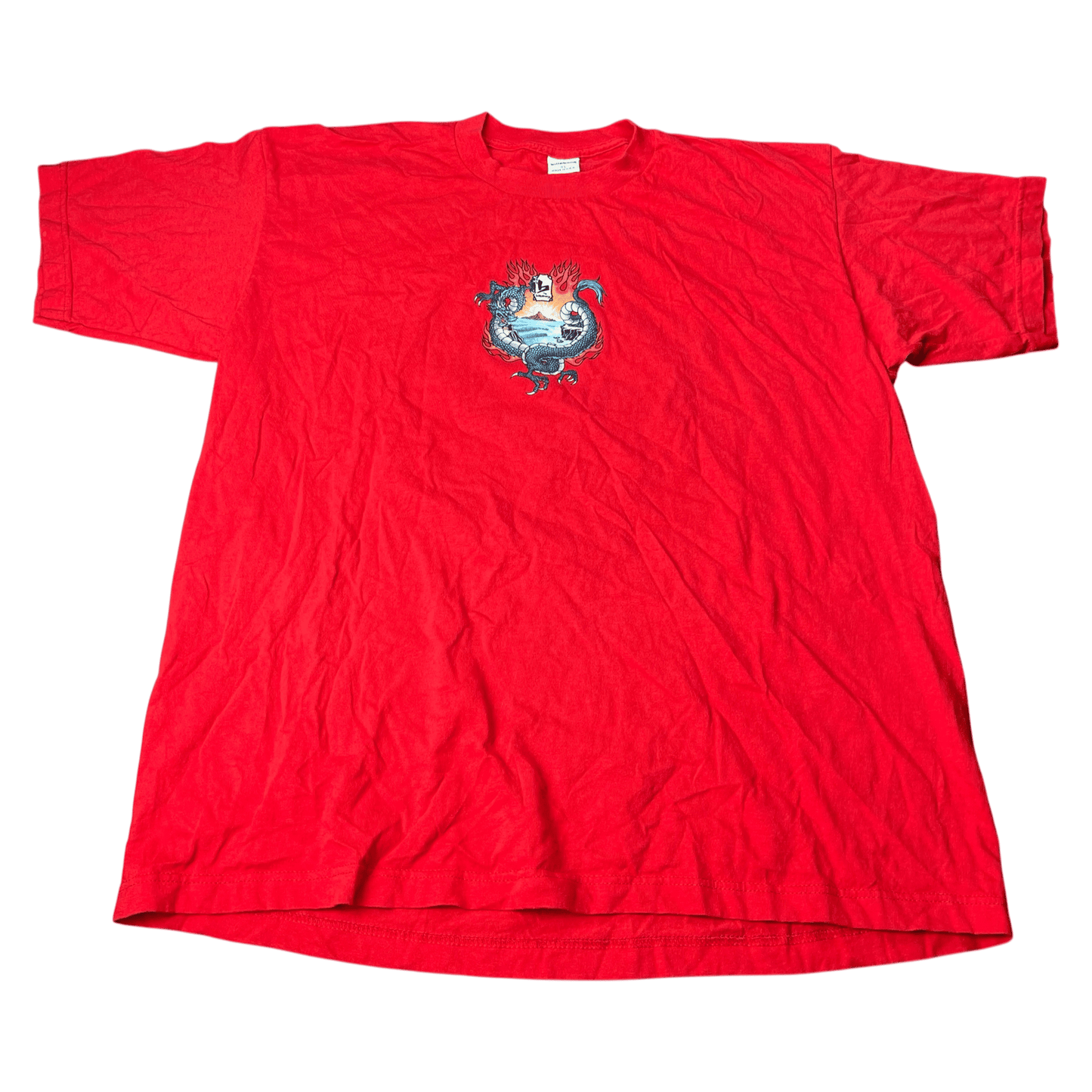 Vintage Billabong Flame Dragon Made in USA T-Shirt - Used/Worn