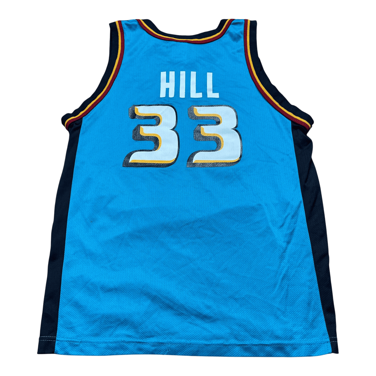 Vintage NBA Detroit Pistons Grant Hill #33 Champion Jersey - Used/Worn