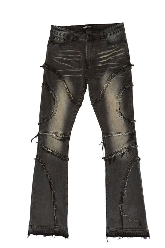 Concept "Enzo" Black Wash Jean