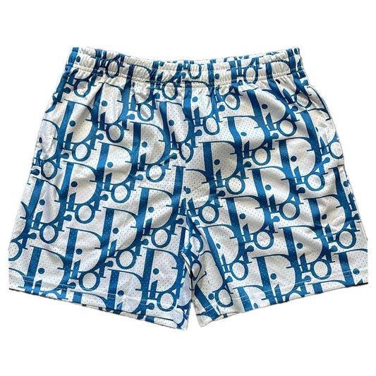 Custom Dior Design Short (WHT/BLU)