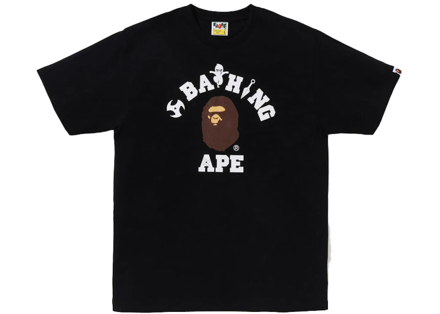 BAPE Ninja College Tee Black