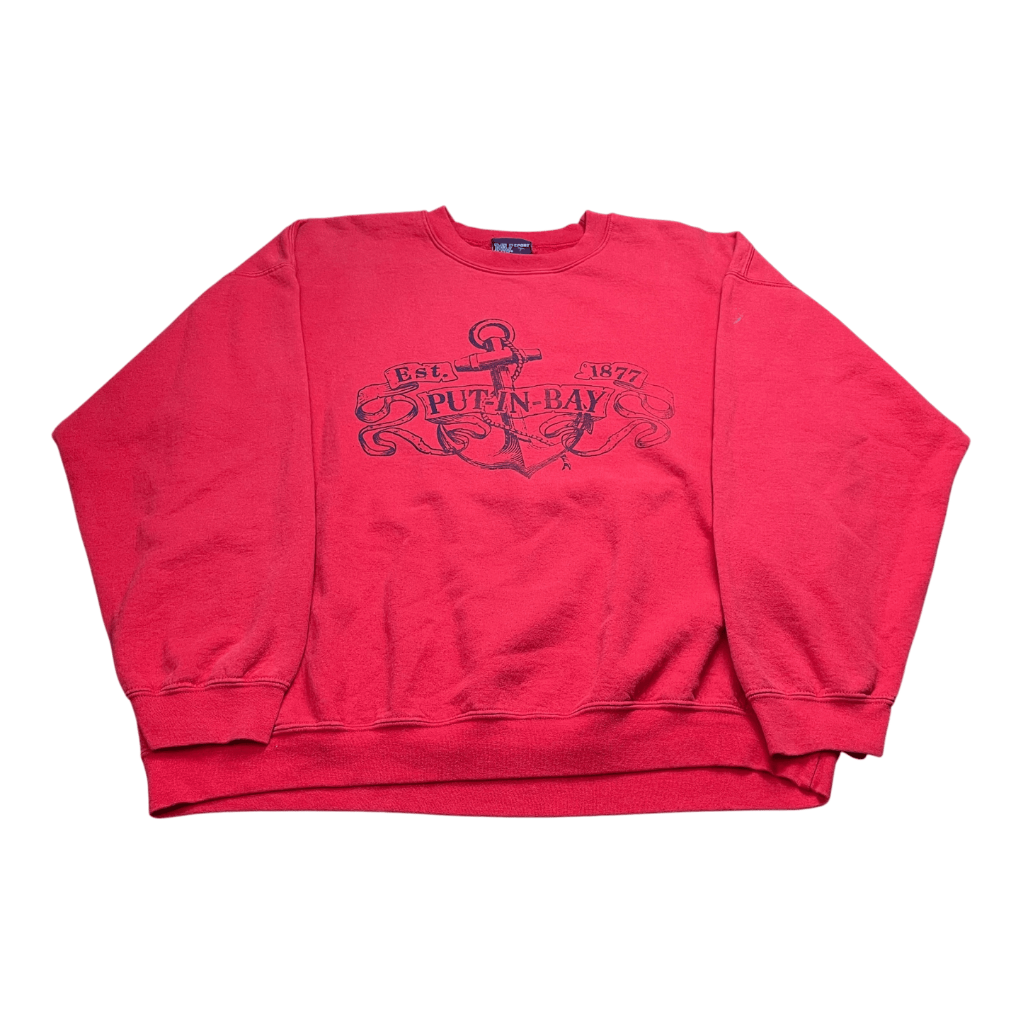Vintage Put-in-Bay Anchor Nautical Crewneck Sweatshirt - Used/Worn